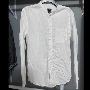 Collarless H&m button you